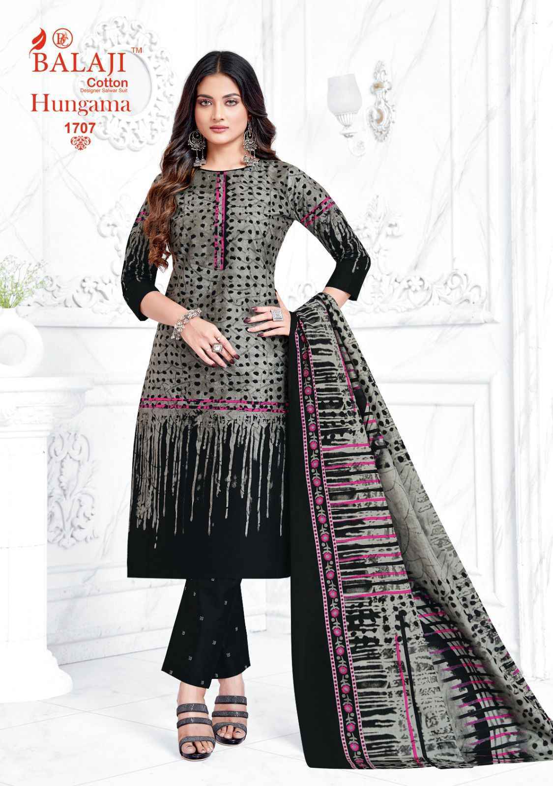 Balaji Hangama Vol 17 Cotton Dress Material 10 pcs Catalogue - Wholesale Factory Price