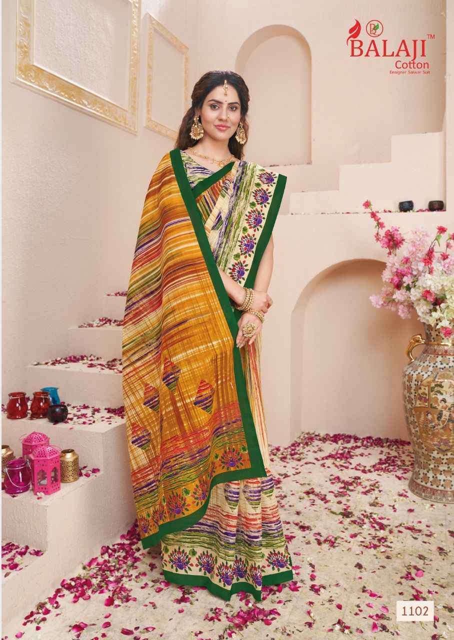 Balaji Leelavati Vol 11 Cotton Saree Wholesale Factory Price