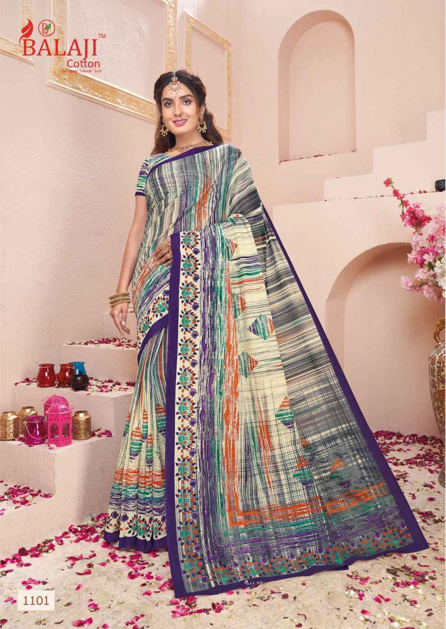 Balaji Leelavati Vol 11 Cotton Saree Wholesale Factory Price