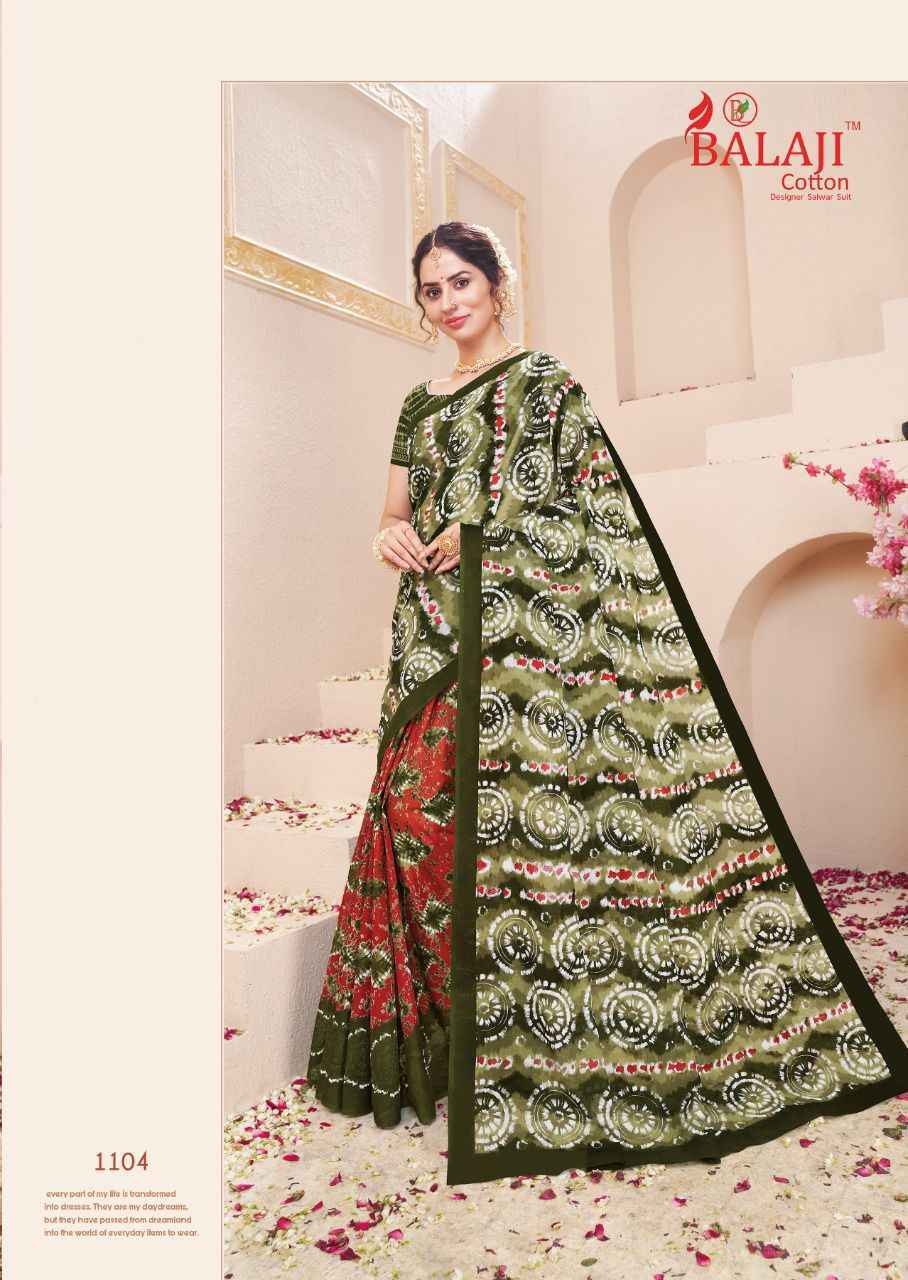 Balaji Leelavati Vol 11 Cotton Saree Wholesale Factory Price