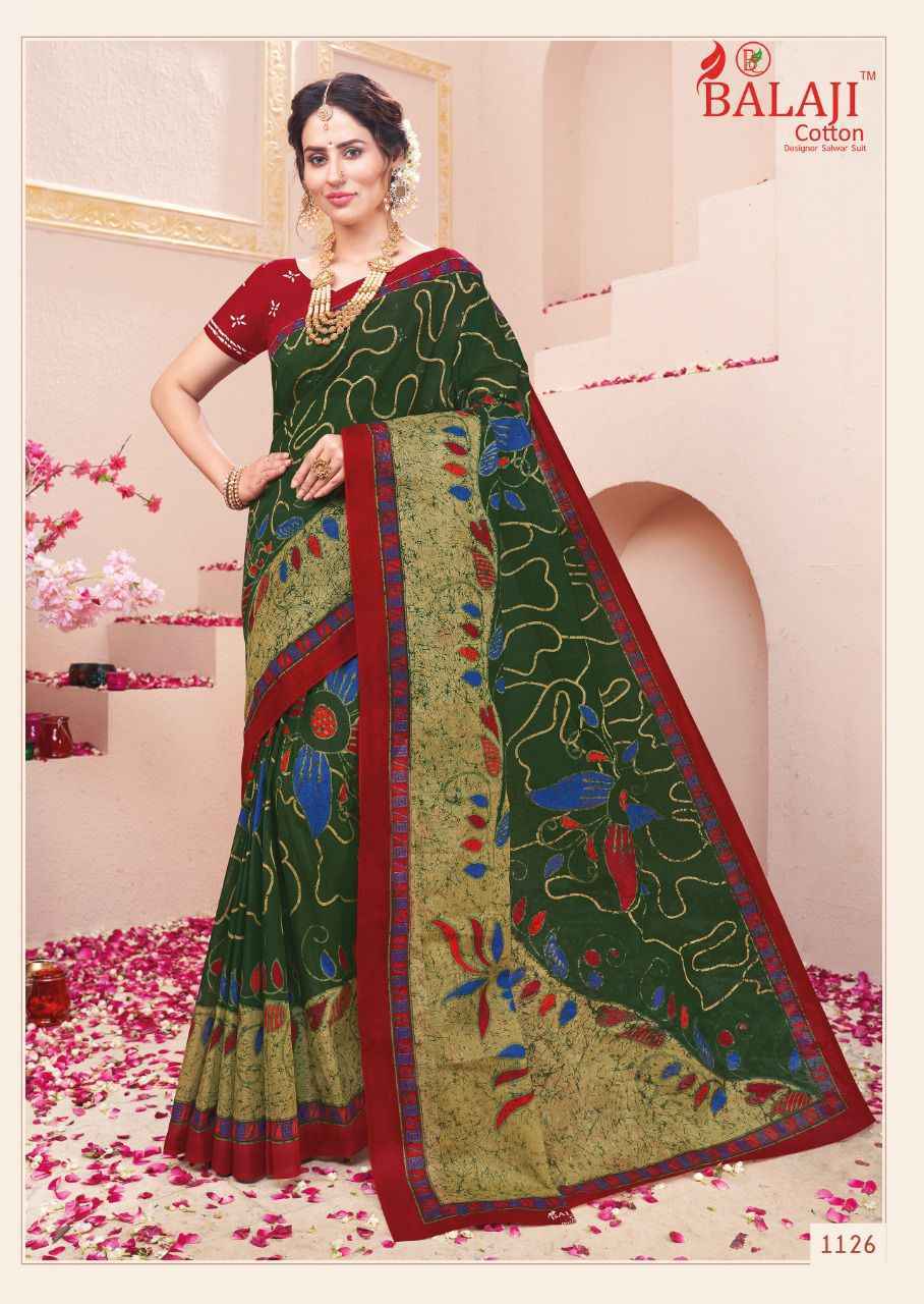 Balaji Leelavati Vol 11 Cotton Saree Wholesale Factory Price