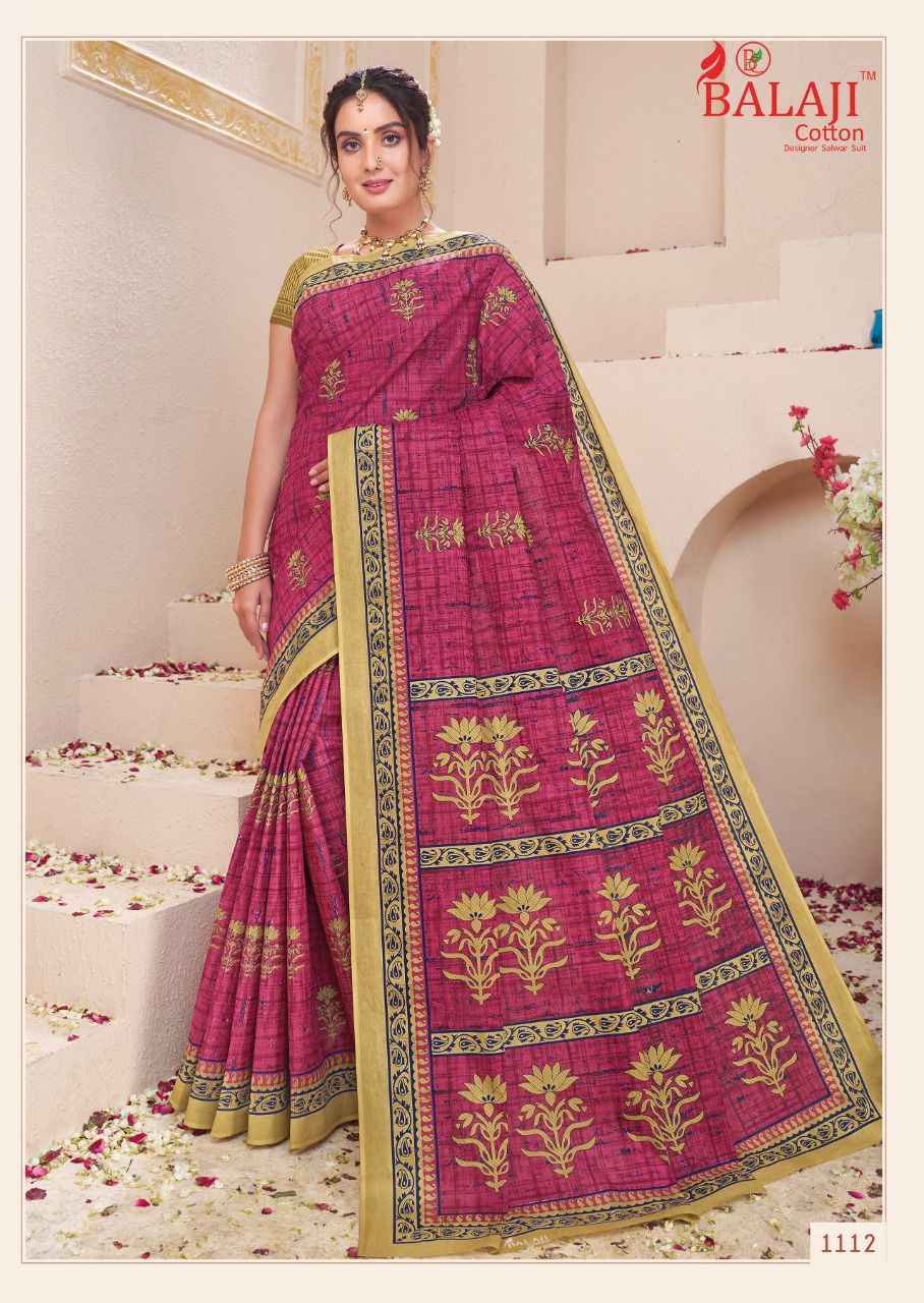 Balaji Leelavati Vol 11 Cotton Saree Wholesale Factory Price