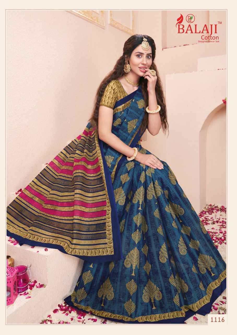 Balaji Leelavati Vol 11 Cotton Saree Wholesale Factory Price