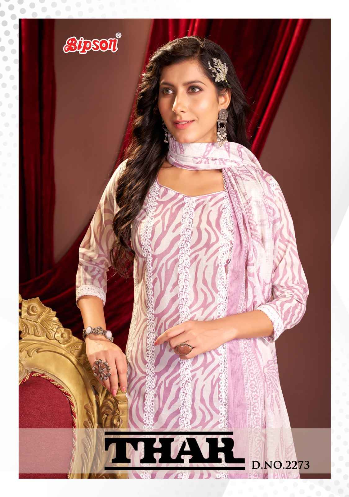 BIPSON FASHION THAR 2273 COTTON SUITS Wholesale Factory Price