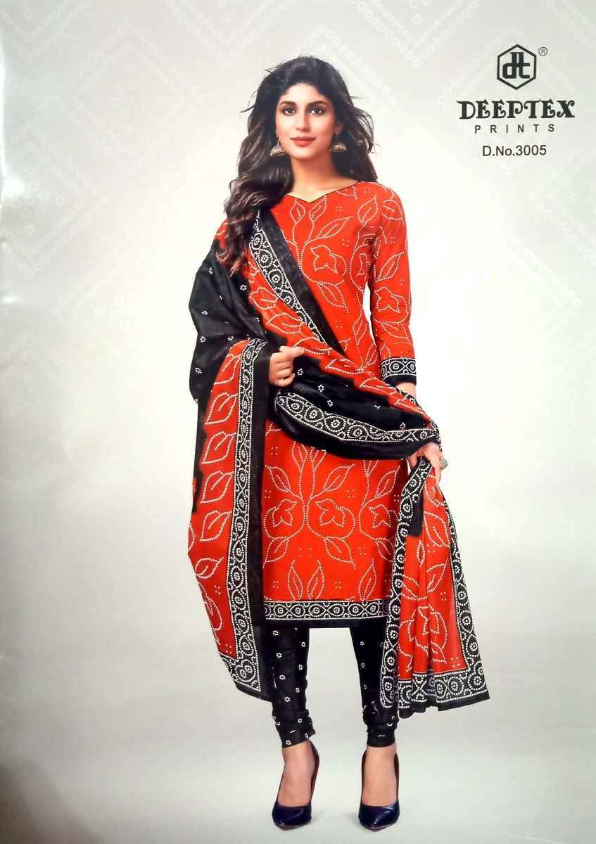Deeptex Classic Chunari Vol 30 Bandhni Cotton Dress Material 16 pcs Catalogue - Wholesale Factory Price