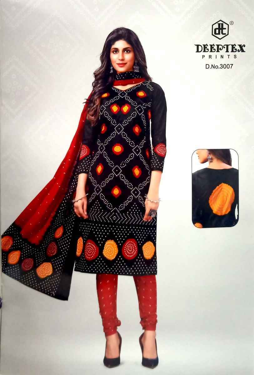 Deeptex Classic Chunari Vol 30 Bandhni Cotton Dress Material 16 pcs Catalogue - Wholesale Factory Price