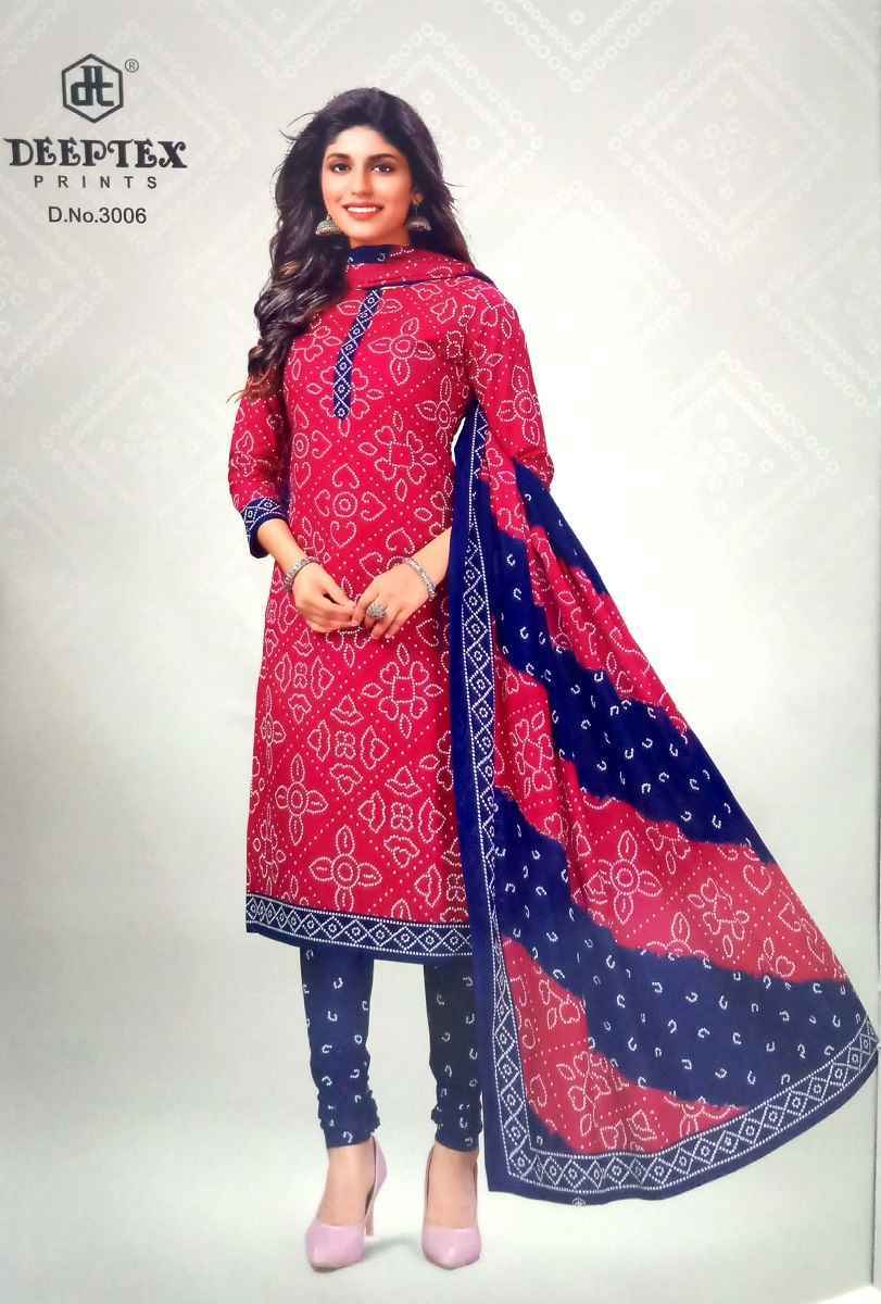 Deeptex Classic Chunari Vol 30 Bandhni Cotton Dress Material 16 pcs Catalogue - Wholesale Factory Price