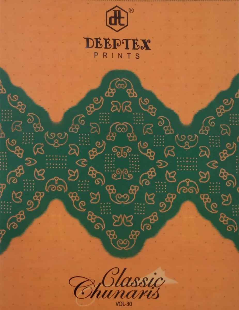 Deeptex Classic Chunari Vol 30 Bandhni Cotton Dress Material 16 pcs Catalogue - Wholesale Factory Price