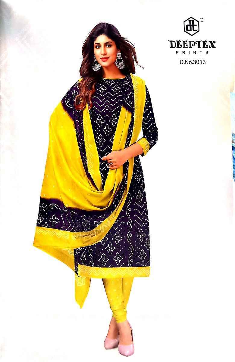 Deeptex Classic Chunari Vol 30 Bandhni Cotton Dress Material 16 pcs Catalogue - Wholesale Factory Price