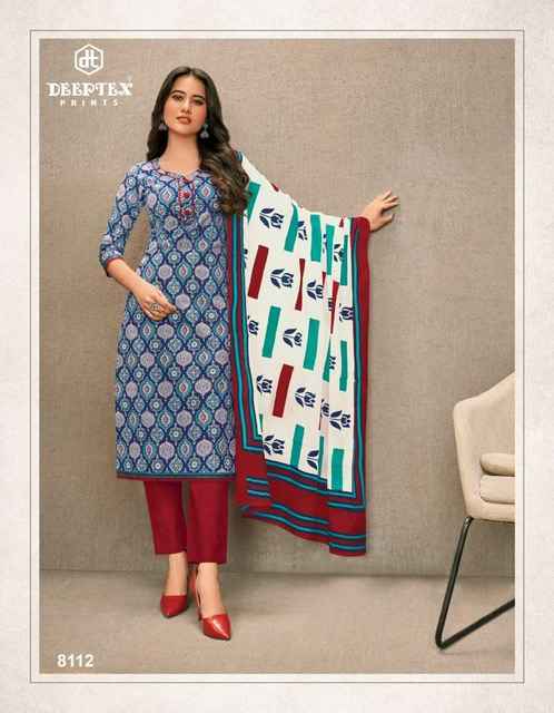 Deeptex Miss India Vol 81 Cotton Dress Material 26 pcs Catalogue - Wholesale Factory Price