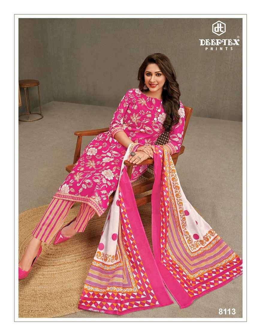 Deeptex Miss India Vol 81 Cotton Dress Material 26 pcs Catalogue - Wholesale Factory Price