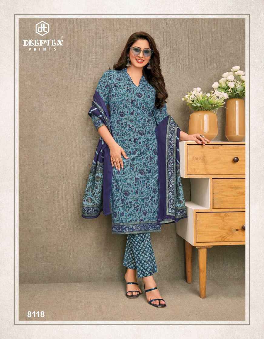 Deeptex Miss India Vol 81 Cotton Dress Material 26 pcs Catalogue - Wholesale Factory Price