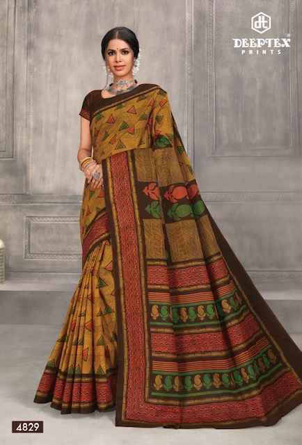 Deeptex Mother India Vol 48 Cotton Saree Wholesale Factory Price