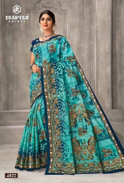 Deeptex Mother India Vol 48 Cotton Saree Wholesale Factory Price