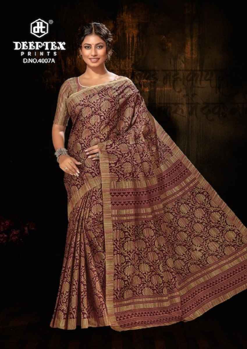 Deeptex Mother Queen Vol 4 Cotton Saree Wholesale Factory Price