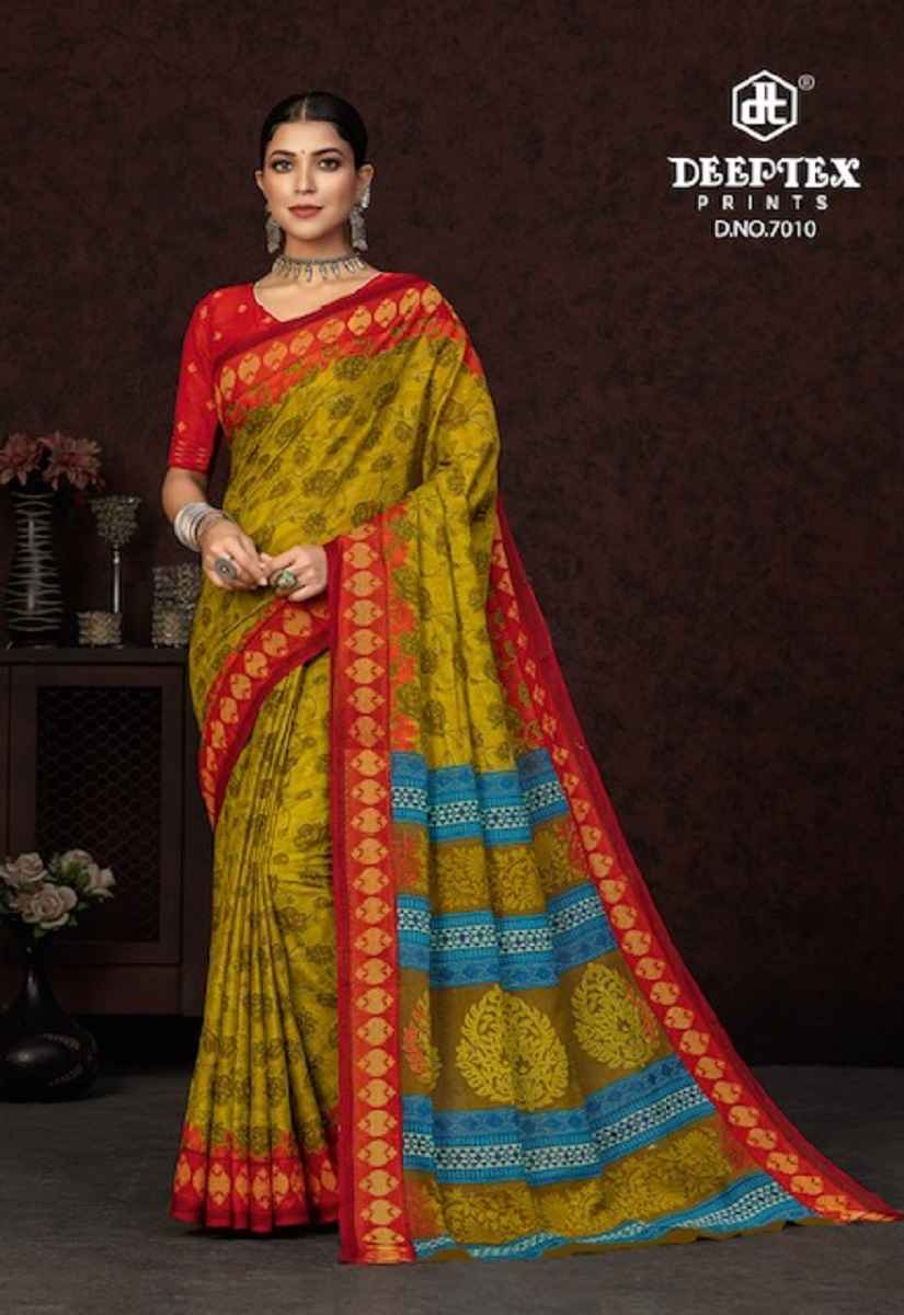 Deeptex Prime Time Vol 7 Cotton Saree Wholesale Factory Price