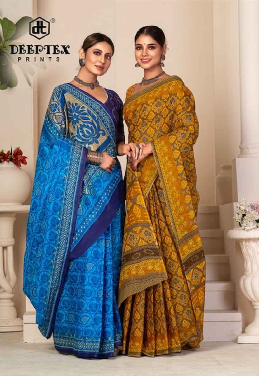 Deeptex Prime Time Vol 8 Cotton Saree Latest Catalog Wholesale Price