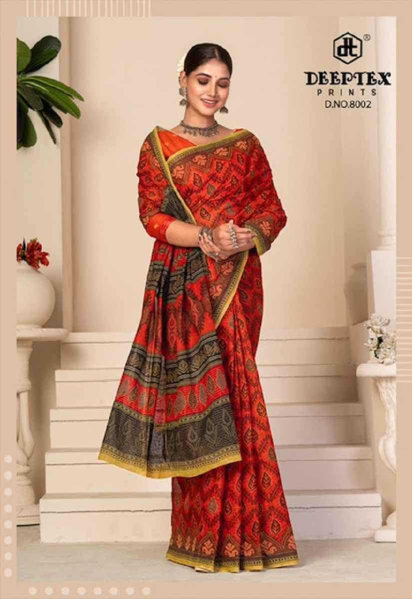 Deeptex Prime Time Vol 8 Cotton Saree Latest Catalog Wholesale Price