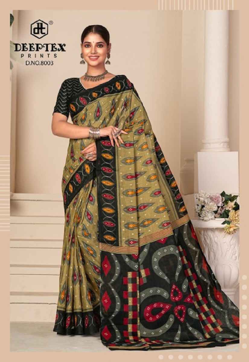 Deeptex Prime Time Vol 8 Cotton Saree Latest Catalog Wholesale Price