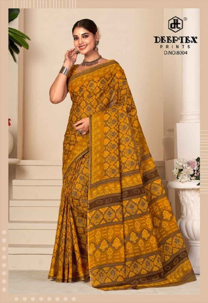 Deeptex Prime Time Vol 8 Cotton Saree Latest Catalog Wholesale Price