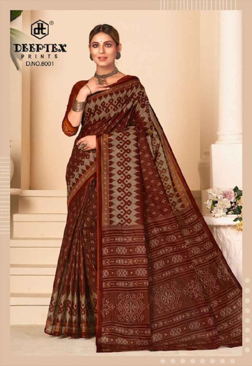 Deeptex Prime Time Vol 8 Cotton Saree Latest Catalog Wholesale Price