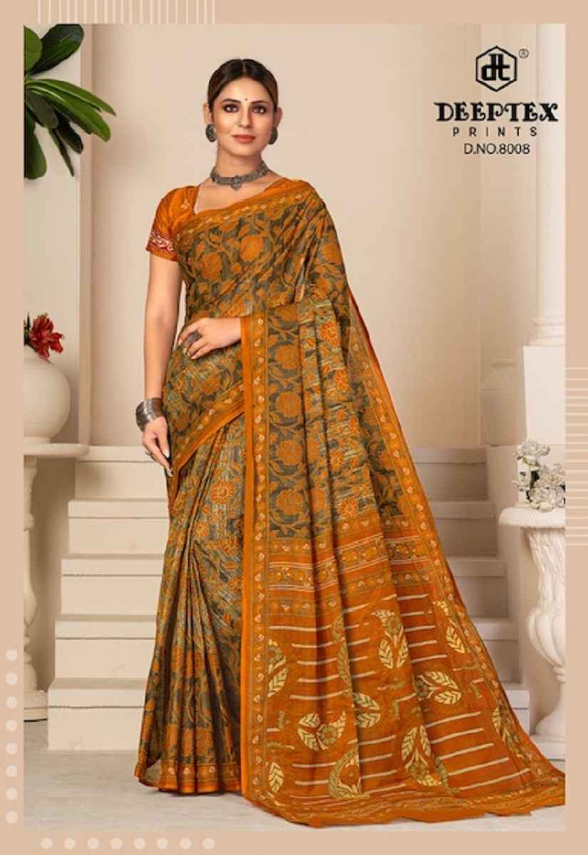 Deeptex Prime Time Vol 8 Cotton Saree Latest Catalog Wholesale Price