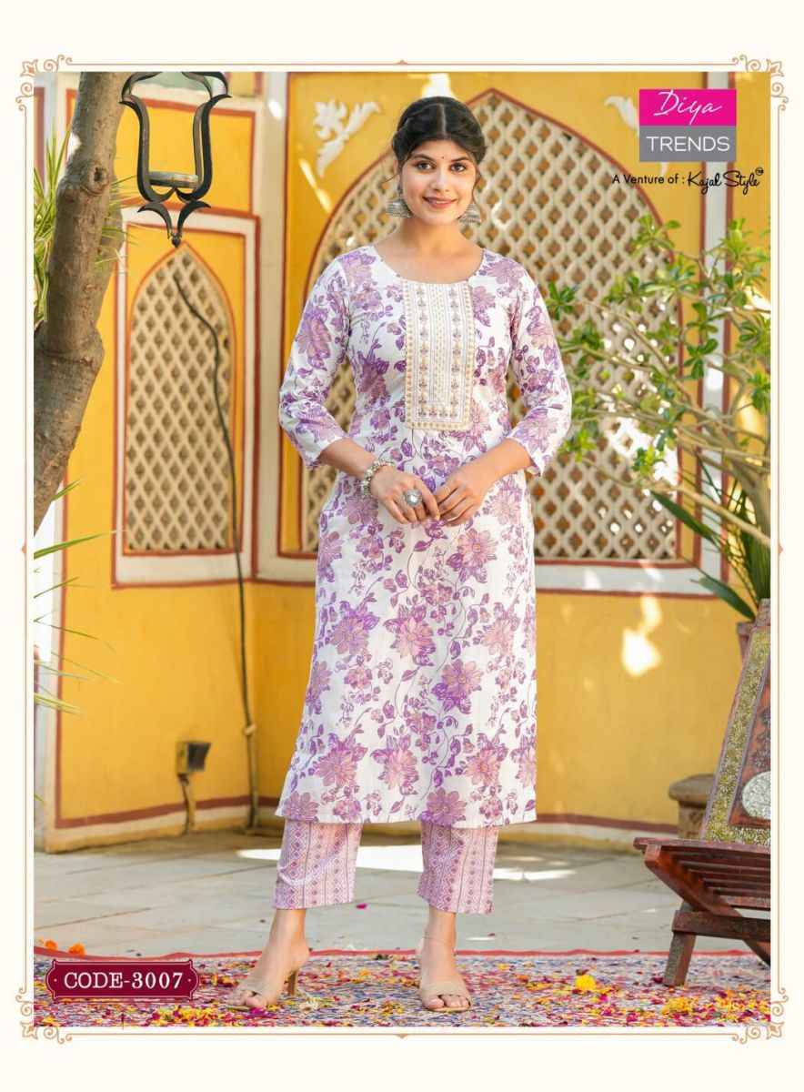 Diya Trends Cotton Candy Vol 3 Cotton Kurti With Pant 8 pcs Catalogue - Wholesale Factory Surat