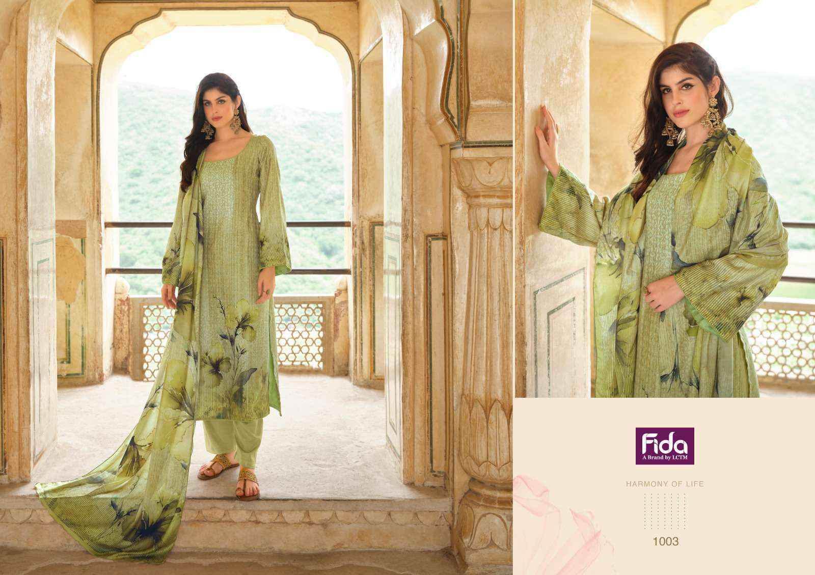 Fida Bloom Pashmina Dress Material 6 pcs Cataogue - Wholesale Factory