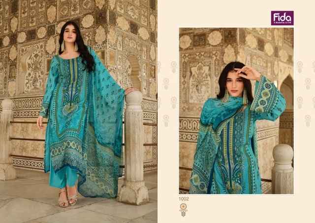Fida Elvi Pashmina Dress Material 6 pcs Catalogue - Wholesale Factory