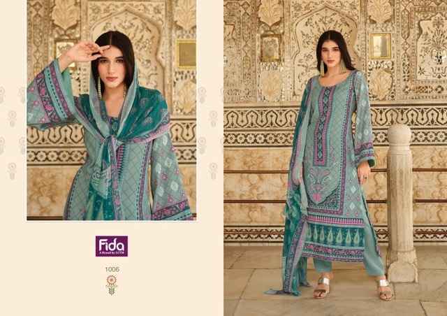 Fida Elvi Pashmina Dress Material 6 pcs Catalogue - Wholesale Factory