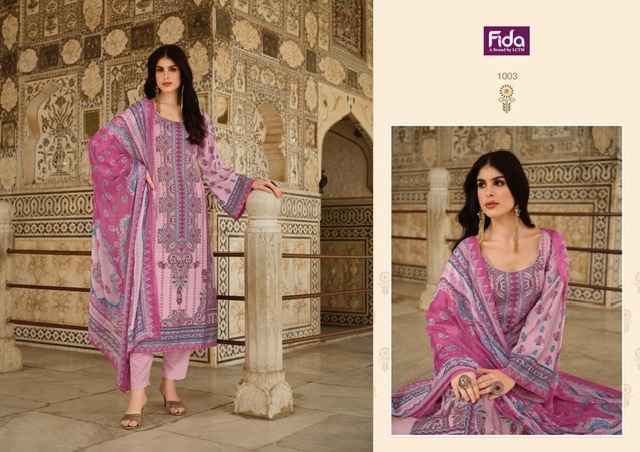 Fida Elvi Pashmina Dress Material 6 pcs Catalogue - Wholesale Factory