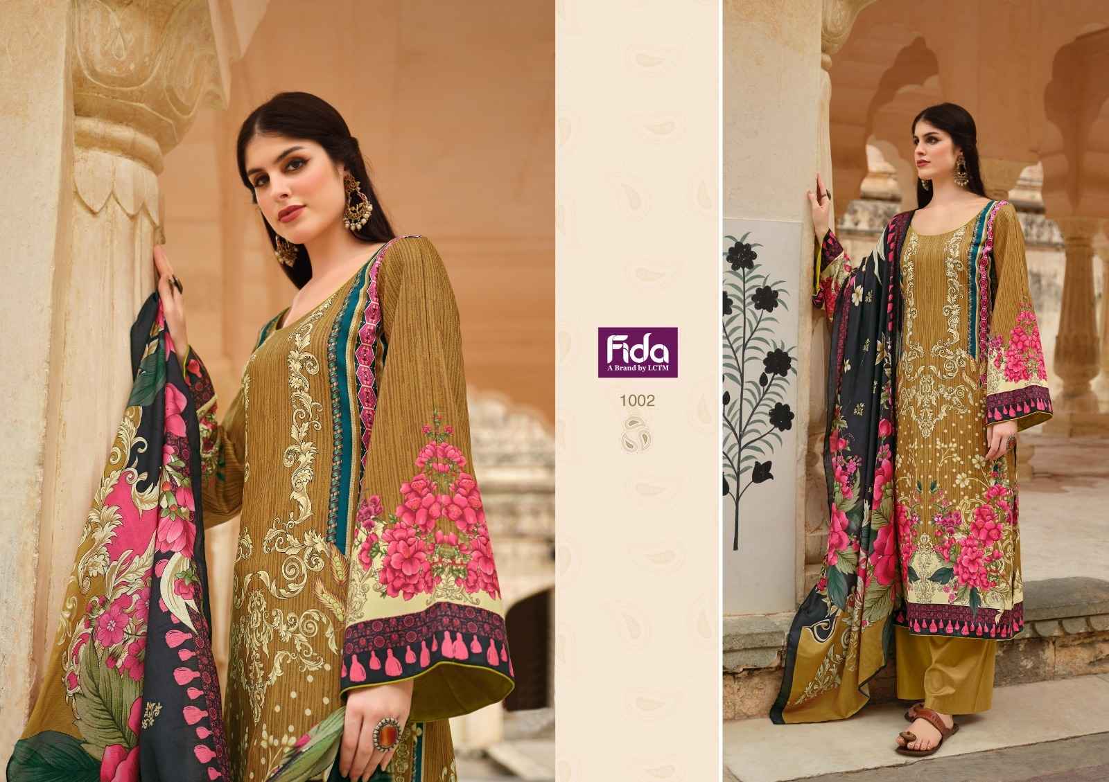 Fida Zaara Pashmina Dress Material 6 pcs Catalogue - Wholesale Factory Outlet