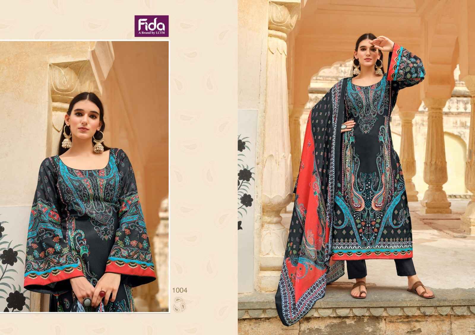 Fida Zaara Pashmina Dress Material 6 pcs Catalogue - Wholesale Factory Outlet