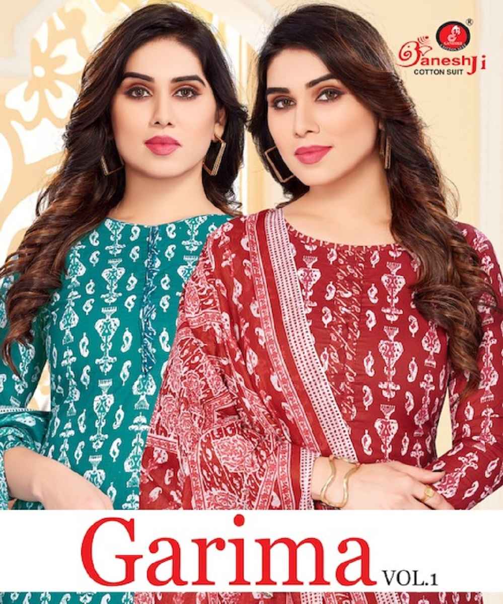 GANESH JI GARIMA VOL-1 DRESS MATERIAL WHOLESALE FACTORY PRICE