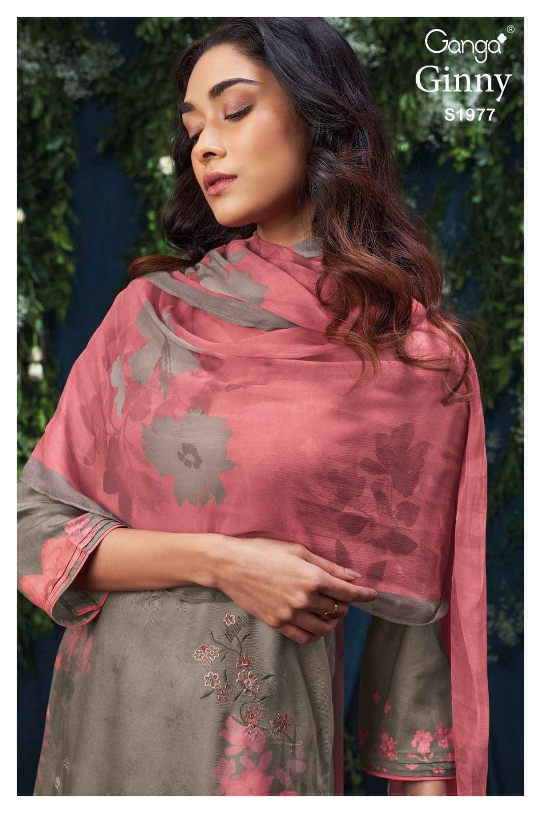 Ganga Ginny 1977 Pashmina Dress Material - Wholesale Factory