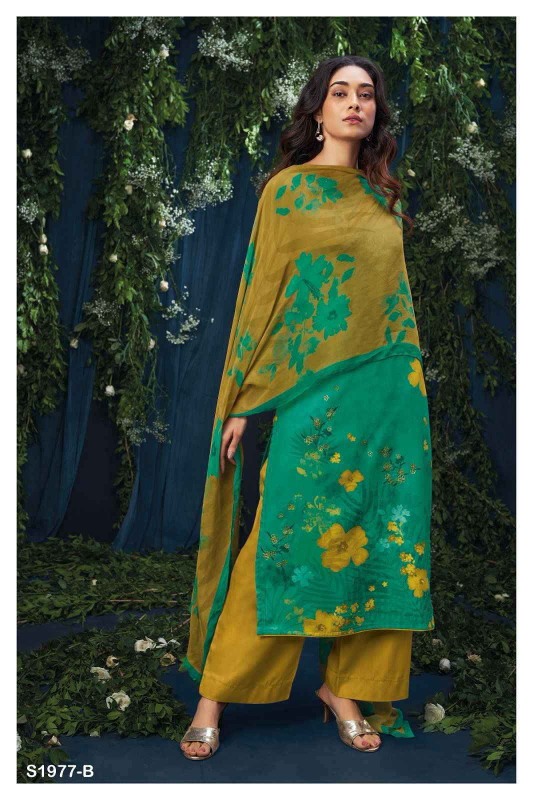 Ganga Ginny 1977 Pashmina Dress Material - Wholesale Factory