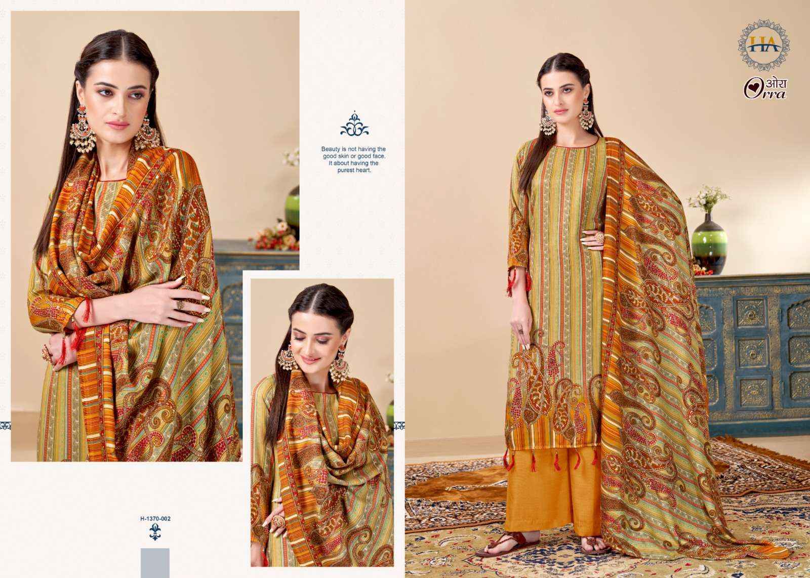 Harshit Fashion Hub Orra Pashmina Dress Material - Wholesale Factory