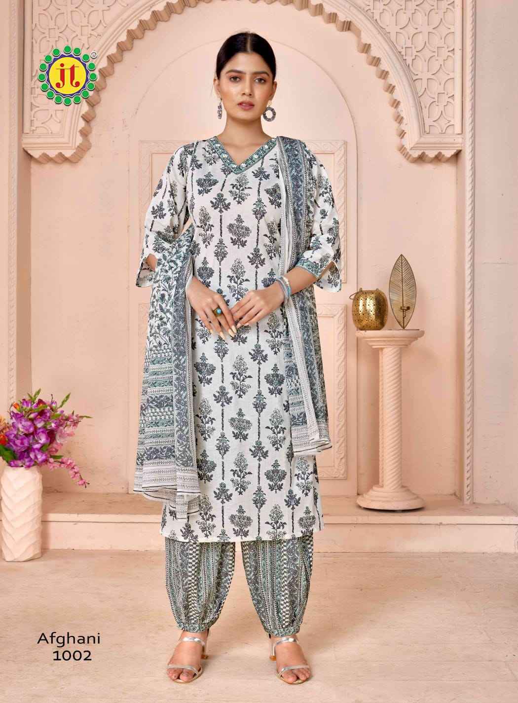 JT Afghani Readymade Cotton Dress 8 pcs Catalogue - Wholesale Factory