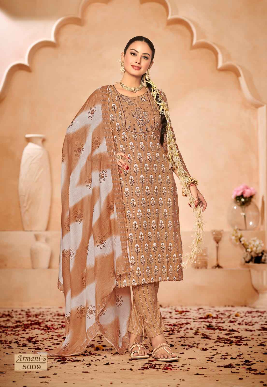 JT Armani Vol 5 Cotton Dress Material Wholesale Factory