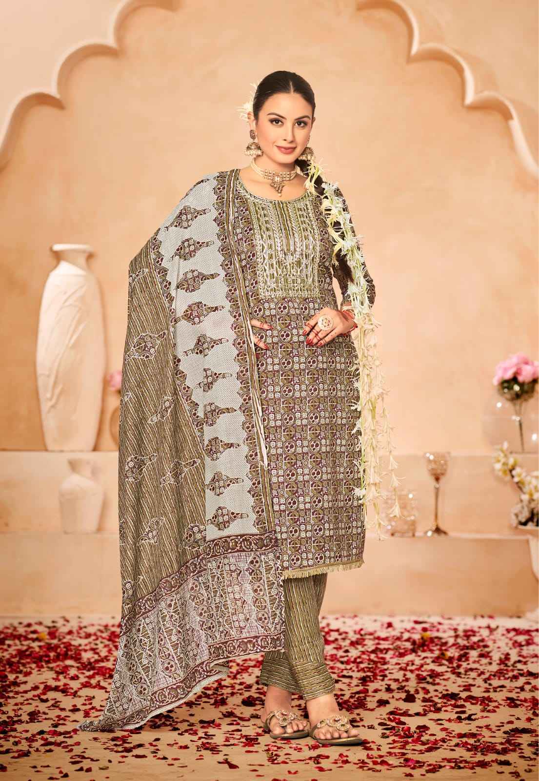 JT Armani Vol 5 Cotton Dress Material 10 pcs Catalogue - Wholesale Factory