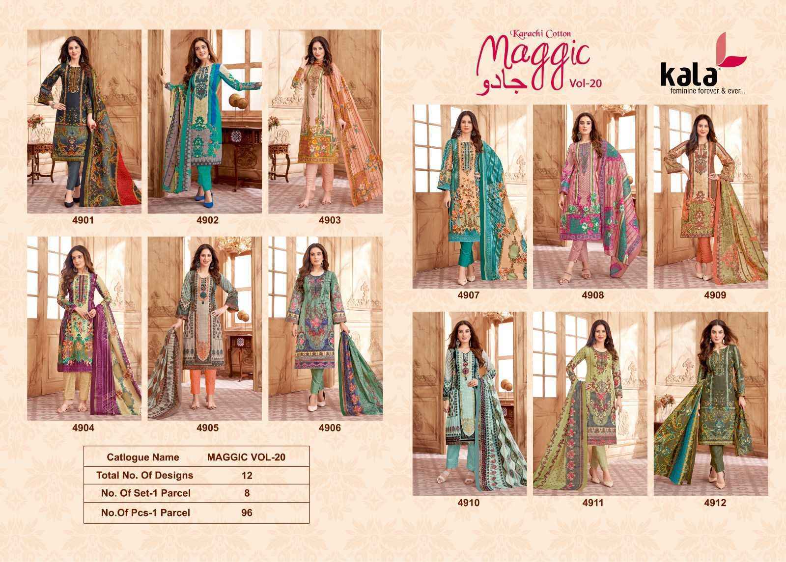 Kala Maggic Vol 20 Cotton Dress Material Wholesale Factory Price