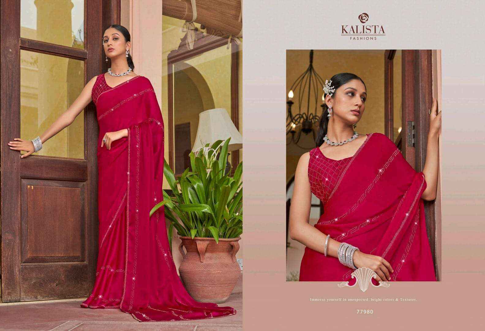 KALISTA FASHION DIAMOND FANCY FESTIVE WEAR SAREES