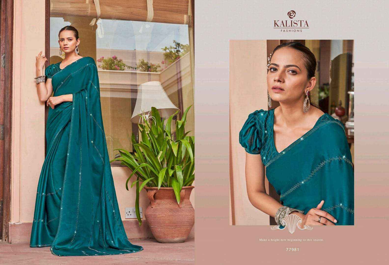 KALISTA FASHION DIAMOND FANCY FESTIVE WEAR SAREES