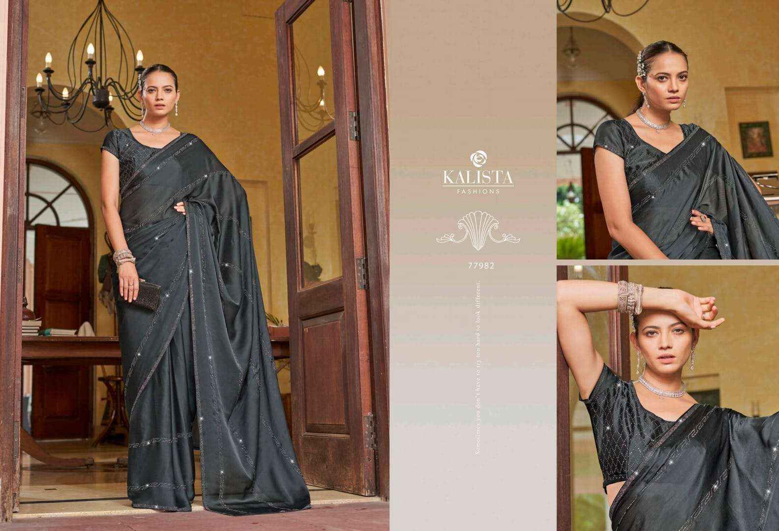 KALISTA FASHION DIAMOND FANCY FESTIVE WEAR SAREES