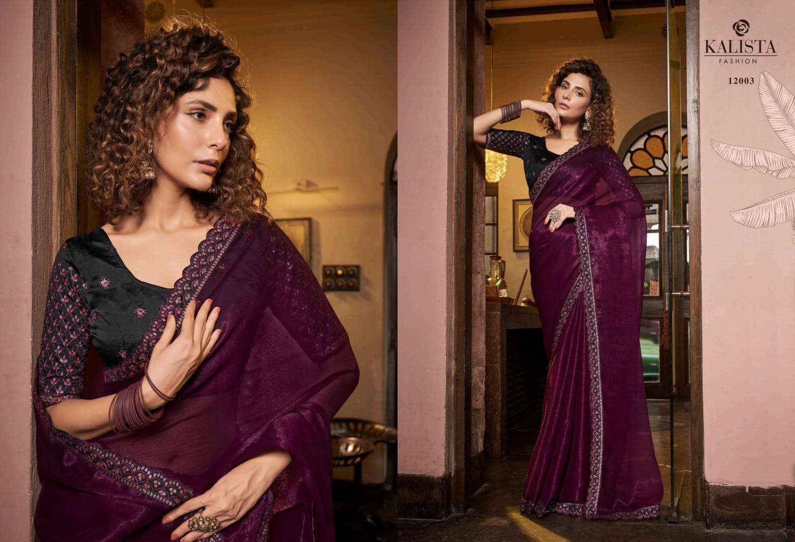 KALISTA FASHION KESHA SAREES LATEST CATALOG WHOLESALE PRICE