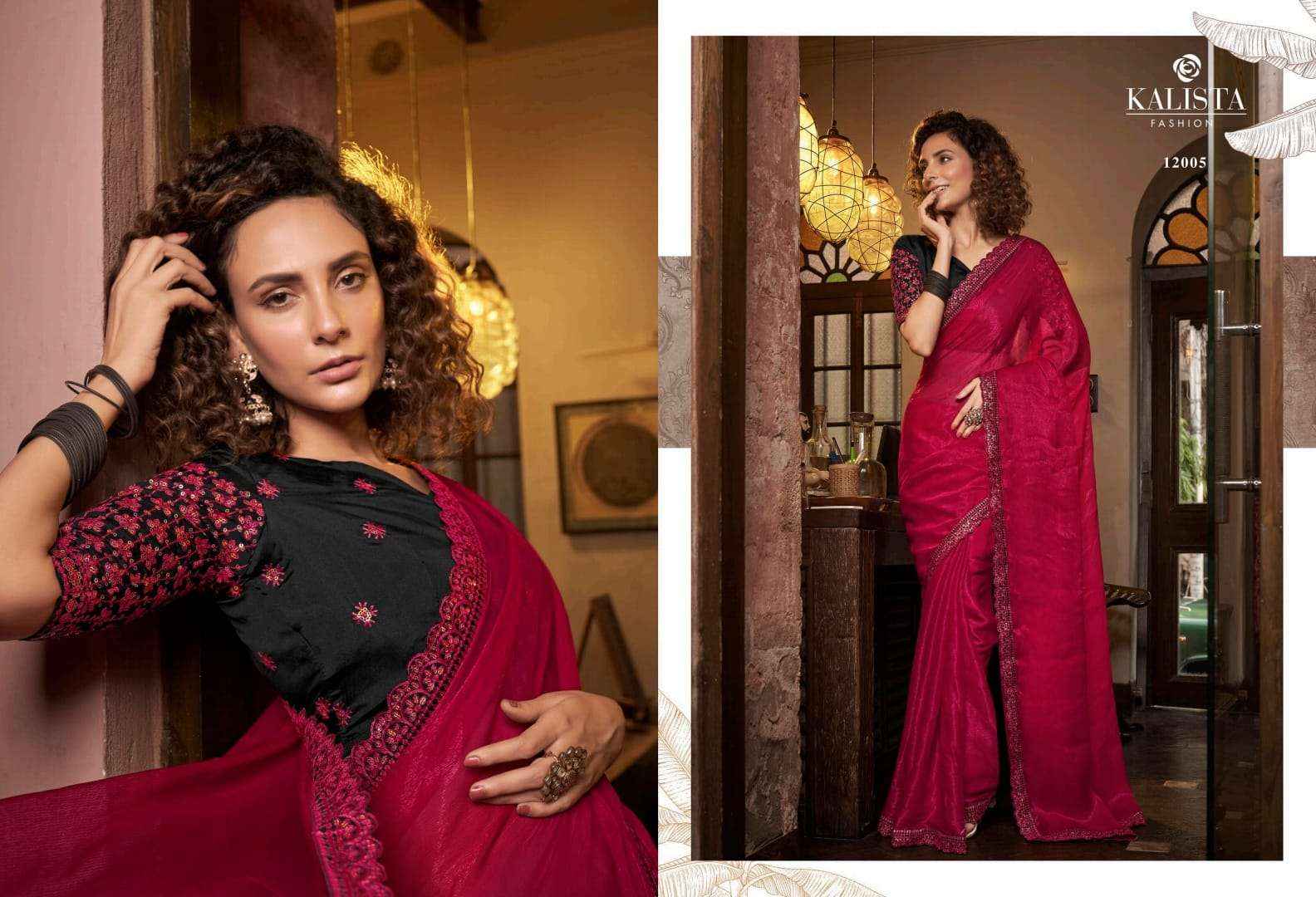 KALISTA FASHION KESHA SAREES LATEST CATALOG WHOLESALE PRICE