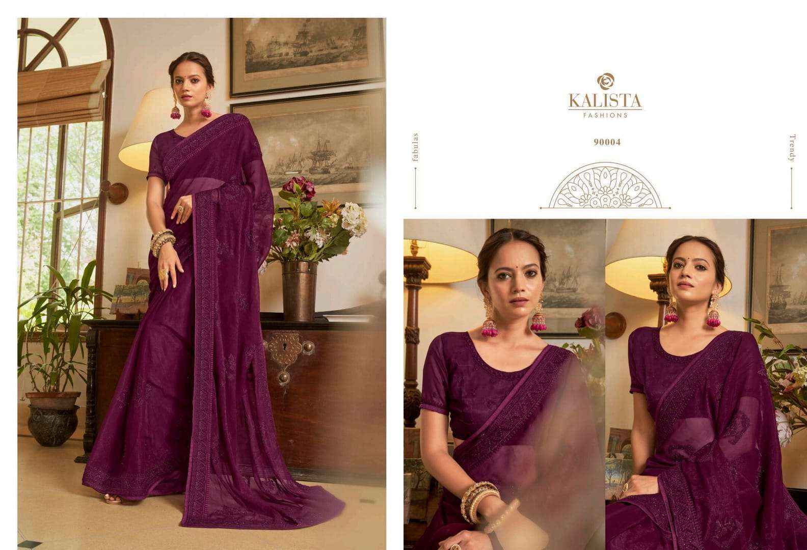 kalista fashion rajshree festive wear Sarees Wholesale Factory Price