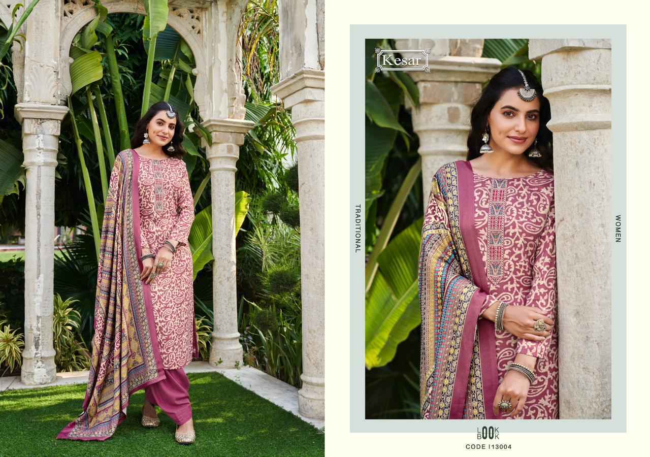 Kesar Shahin Pashmina Dress Material 6 pcs Catalogue - Wholesale Factory