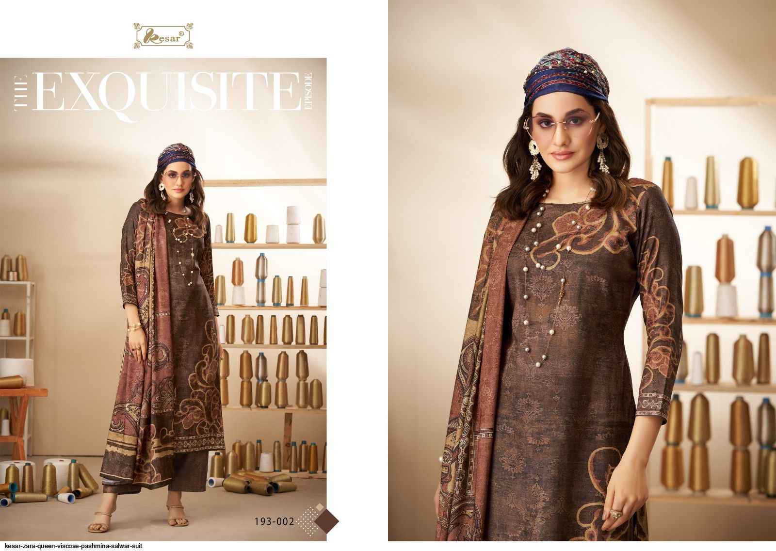 Kesar Zara Queen Viscose Pashmina Dress Material 6 pcs Catalogue - Wholesale Factory