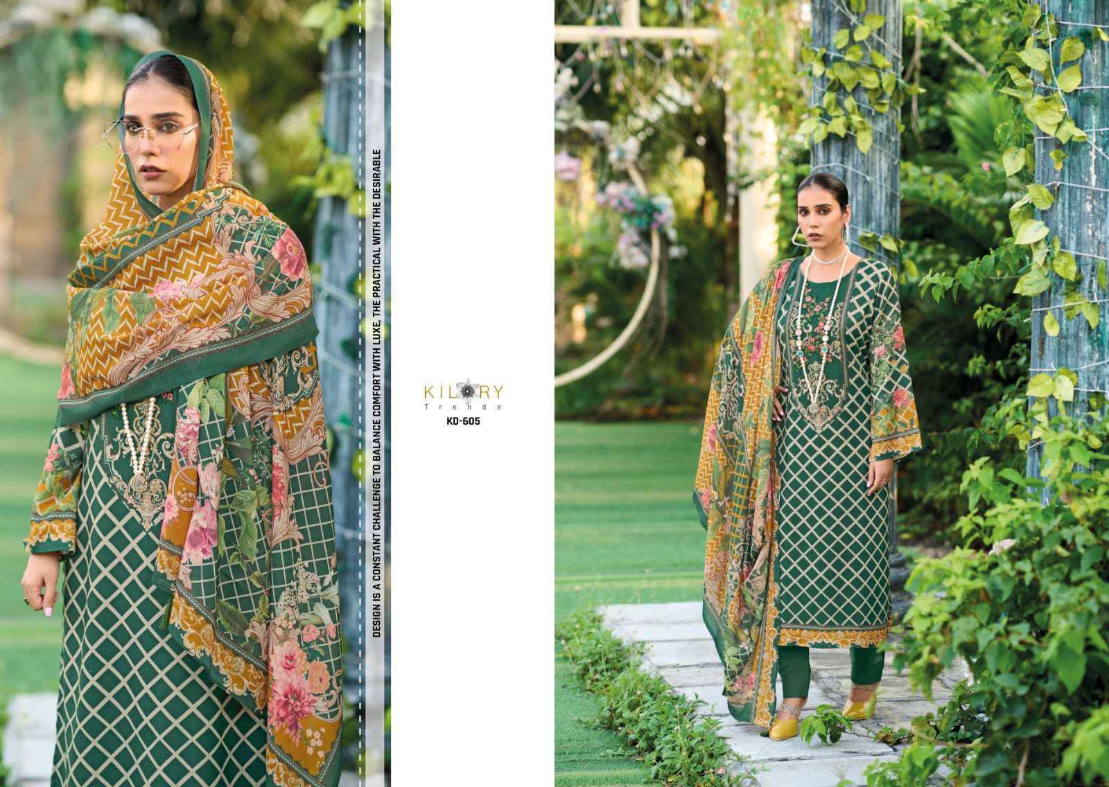Kilory Trends Elan Pashmina Dress Material - Wholesale Factory